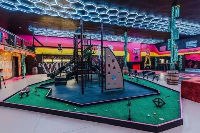 Lacona, IA - Wild Warehouse in the Cornfields with a Party Pool Oasis, Full-Court Sports Complex, Mini Golf Adventure Park, Karaoke Sports Bar & More! - image 9 of 120
