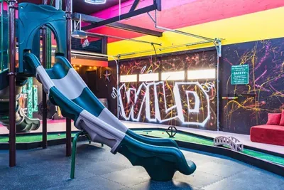 Lacona, IA - Wild Warehouse in the Cornfields with a Party Pool Oasis, Full-Court Sports Complex, Mini Golf Adventure Park, Karaoke Sports Bar & More! - image 93 of 120