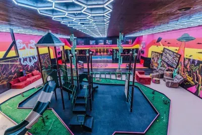 Lacona, IA - Wild Warehouse in the Cornfields with a Party Pool Oasis, Full-Court Sports Complex, Mini Golf Adventure Park, Karaoke Sports Bar & More! - image 8 of 120