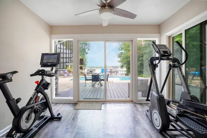 Exercise with a view. 