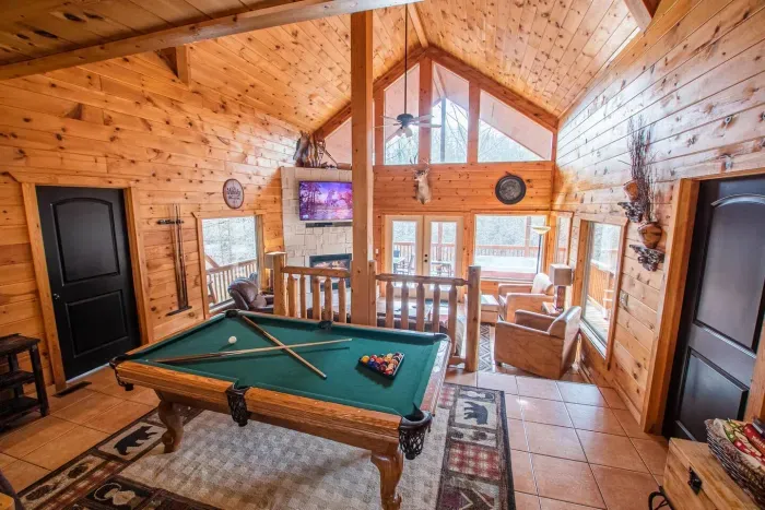 Play a game of pool, chess, checkers, or Yahtzee - one of many options!