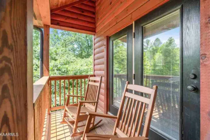 Rock your worries away - Master Suite #1 access to covered deck