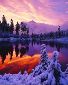Mt Baker in the winter is stunning!!