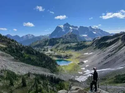 The Chain Lake Loop trail is a 90 minute drive from the lodge and a moderate, 6.5 mile hike to the top. The views are epic and well worth the drive. Download AllTrails app for current trail conditions and directions to the trailhead.
