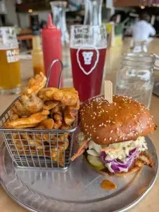 Craving good craft beer and delicious food? Head into Bellingham and wander into Aslan Brewing. The staff and atmosphere are awesome...you're going to love it. :)