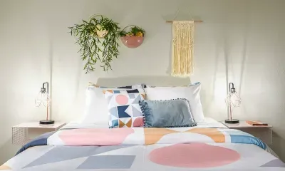 The loft bedroom boasts a queen bed with a plush mattress for your comfort. This room also has an attached full bath with fluffy towels and eco-conscious bath products. :) Happy skin, happy environment. 