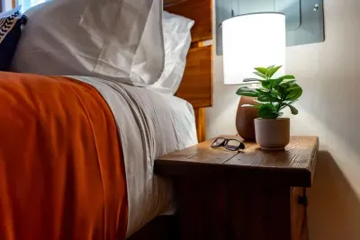 For the late-night readers: fluffy pillows and good light. :)