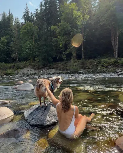 Did I mention we're pup friendly? Bring your sweet pup to the river...I promise he/she will love it. :)