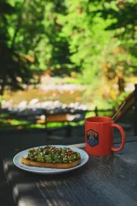 Breakfast on the deck is a great way to start your day. :) 