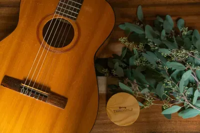 If you play the guitar, this beauty is here for your enjoyment. 