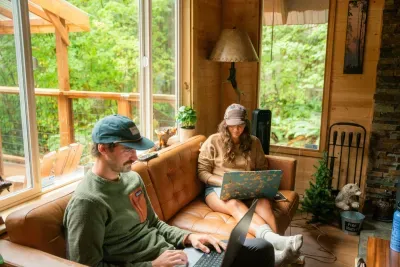 If you have to work, the cabin makes it a little more enjoyable. :)