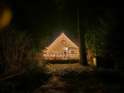 The string lights make everything feel festive. :)