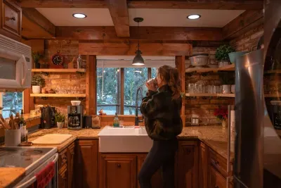 Large fully stocked country kitchen 