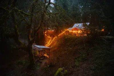 This cabin is so magical!