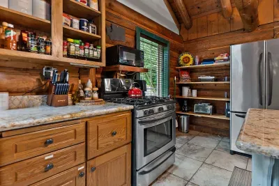 The kitchen if fully stocked for your culinary adventures! Just bring your favorite recipes and groceries....