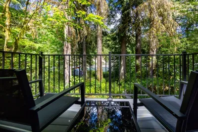 View from the private deck off the main bedroom.