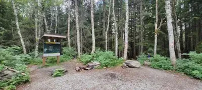 North Mountain MTB Trailhead is a few minutes' drive from the cabin and the launch point for epic mountain bike rides! Bring your bike and hit the trail. :)