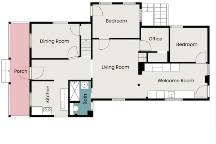 downstairs floorplan