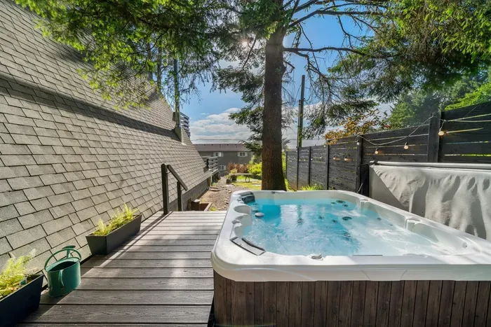 Perfect after a beach day or chilly evening—our hot tub invites you to relax and let go.