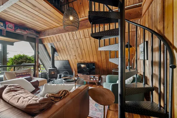 Gather around the fireplace for cozy vibes and quiet evenings in