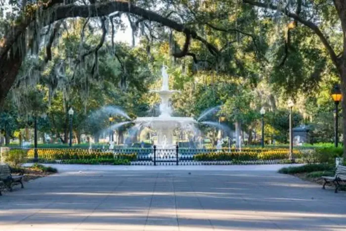 Forsyth Park~ a 10 minute walk away from the property