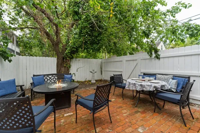 Enjoy a private outdoor space perfect for morning coffee or evening wine.