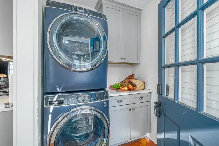 If you need to do some laundry, we got you covered with our brand new large capacity smart washer and dryer