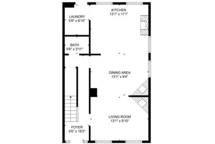 410 downstairs floorplan