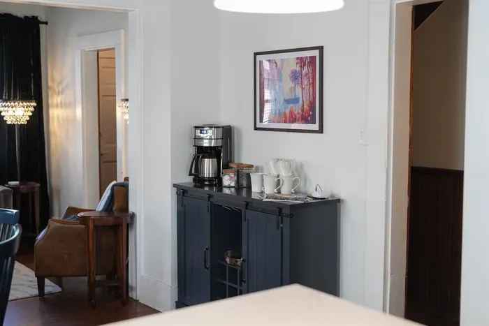 Plenty of Coffee and creamer provided for your stay.