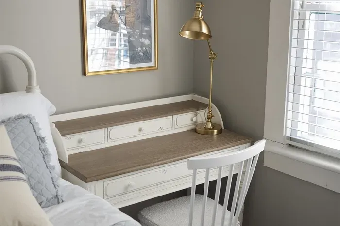 Need to catch up on work? Enjoy the convenience of Giga-speed WiFi throughout the home. A workspace is provided here in the second bedroom for your convenience