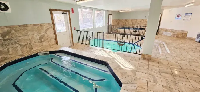Relax at your pace.
Start with the pool, end in the hot tub, or take it slow and enjoy both. It’s all right here, easy, quiet, and ready whenever you are.