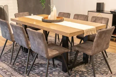Share meals and make memories around the dining table that accommodates 8 guests