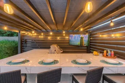 Watch the game with friends while grilling up your favorite foods