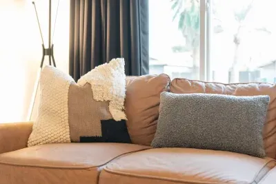 A perfect spot for catching up on that book you saved for vacation.