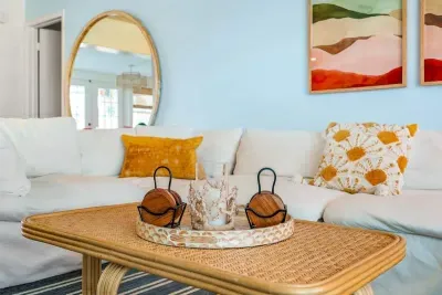 Living room coastal vibes.