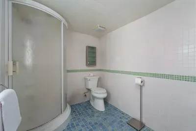 The bathroom off of bedroom 4.