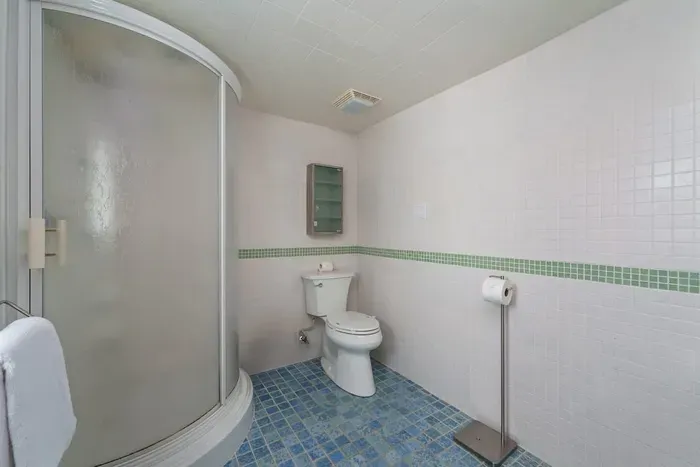 The bathroom off of bedroom 4.