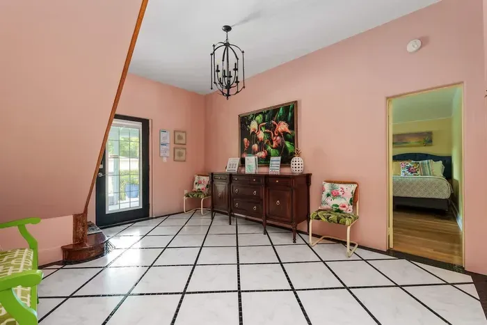 As soon as you walk in the front door, you will feel like you are swept into an artistic haven.