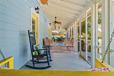 Enjoy outside meals or visiting here.