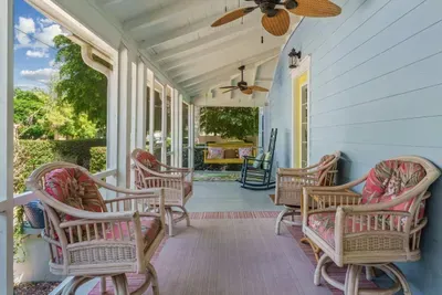 Enjoy outside meals or visiting here.