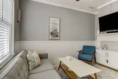 Living Room with Sonos Soundbar Setup!