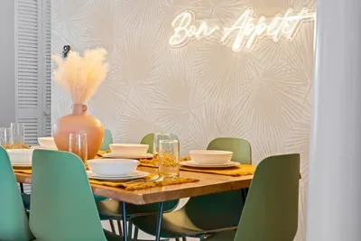 Dining room for the entire family!