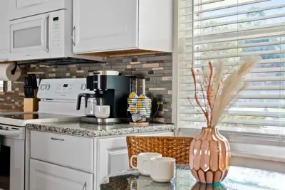 Breakfast table and coffee machine