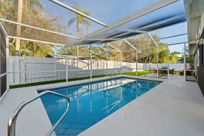 The pool is the perfect spot to enjoy Sarasota's amazing weather!