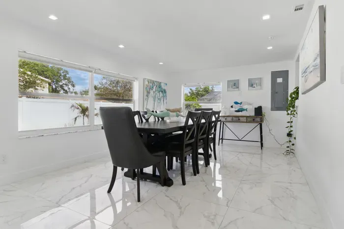Enjoy meals together at this large 8-seater dining table—perfect for family dinners, group gatherings, or sharing stories over coffee.