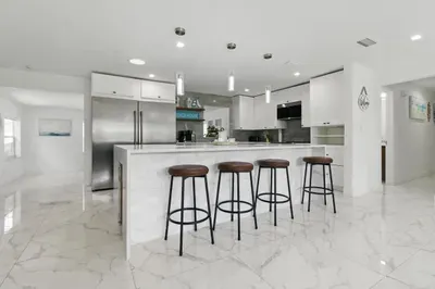The open layout creates a comfortable, social space that brings everyone together.