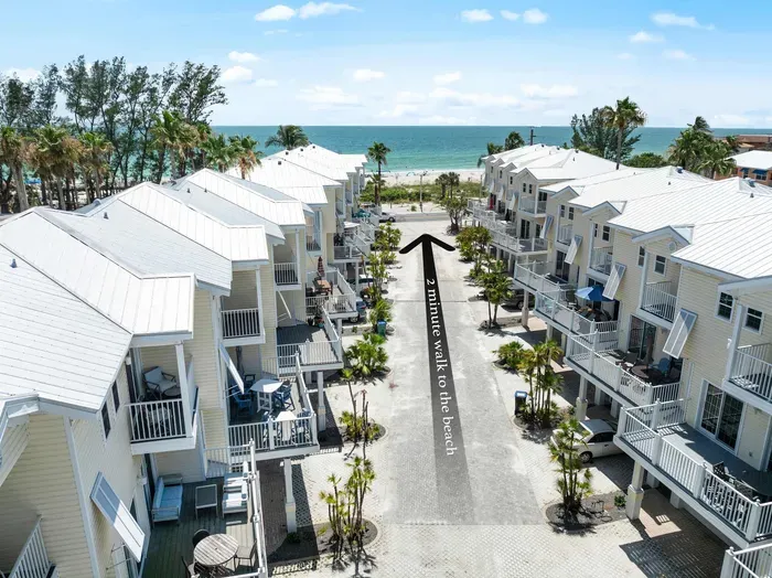 Gorgeous coastal community just steps from the beach! Enjoy ocean breezes, palm-lined paths, and bright seaside villas—perfect for relaxing, exploring, and soaking in endless Gulf views under the sun.
