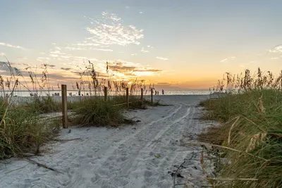 Stroll down this sandy path to the sparkling shoreline and breathtaking sunsets. Surrounded by sea grass and ocean breeze, it’s the perfect spot for peaceful walks, morning coffee views, or sunset moments that capture true coastal beauty.