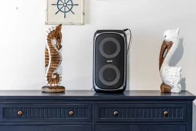 Coastal-inspired décor with relaxing beach vibes. Thoughtful details throughout the home create a warm, welcoming atmosphere perfect for unwinding and enjoying your unforgettable Florida getaway!