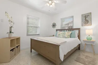 Full bedroom view.